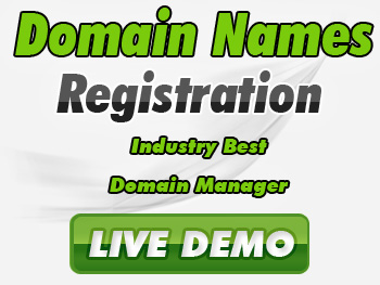 Modestly priced domain name registration services